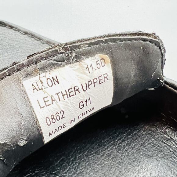 Polo Ralph Lauren Shoes Mens 11.5 Black Leather Allon Loafers Slip On Oxford main image 9